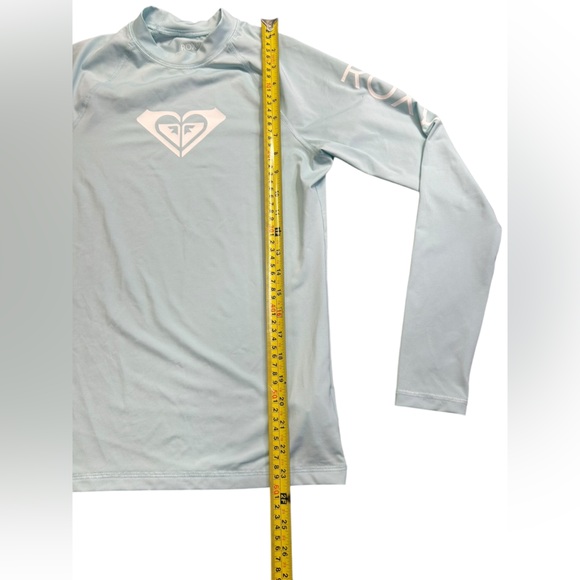ROXY girls whole hearted long sleeve rashguard sun protection swim shirt NWOT - Picture 5 of 6
